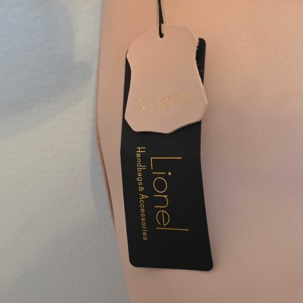 Lionel Michelle Vegan Leather Tote Bag - Cream - Picture 7 of 13